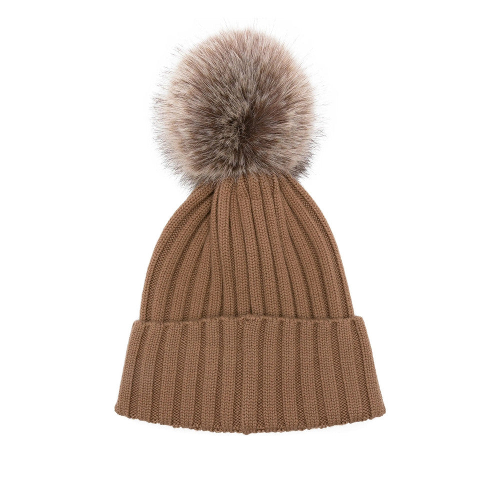 Brown Logo Beanies Cap 2