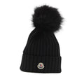 Black Knitted Beanies Cap 1