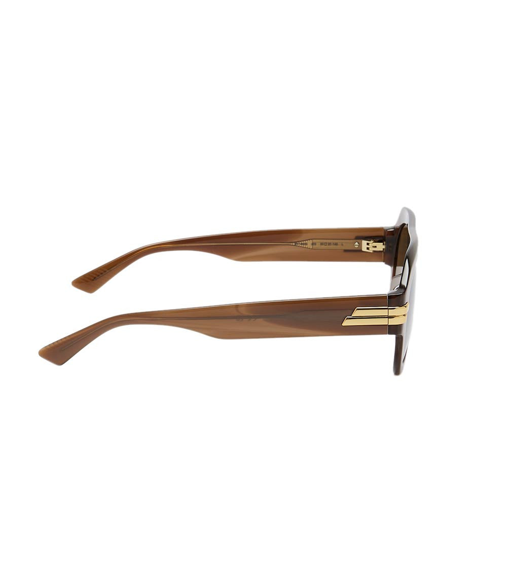 Brown Mitre Aviator Sunglasses 2