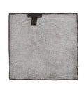 Dark Brown Logo Pocket Square 1