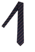 Blue Fancy Striped Tie 1