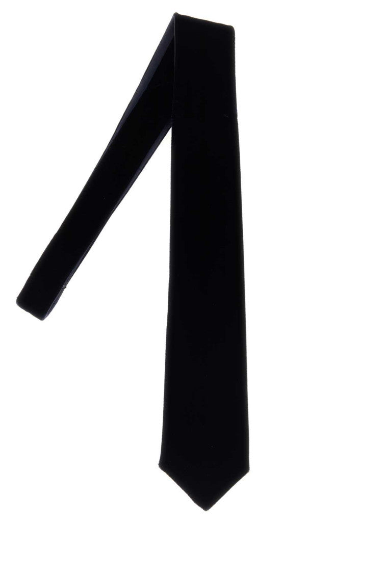 Navy Blue Solid Tie 1