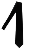 Black Solid Tie 1