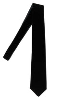 Black Solid Tie 1
