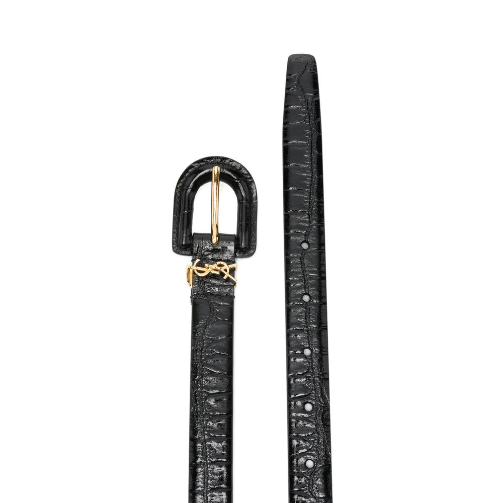 Black Cassandre Buckle Belt 3