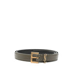 Green Logo Buckle Belt 1
