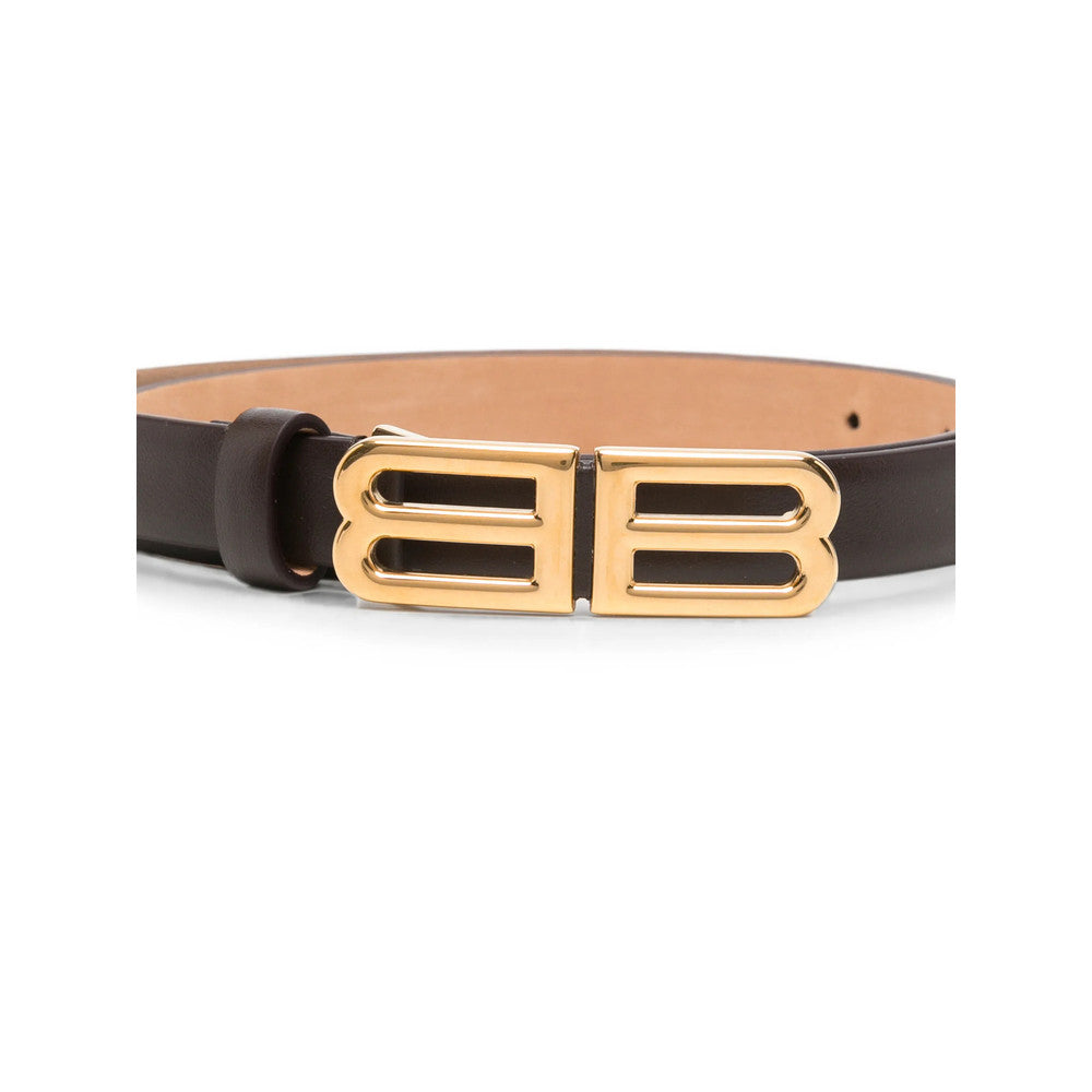 Brown Logo Buckle Belt 2