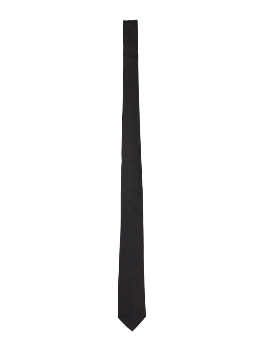 Black Silk Tie 1