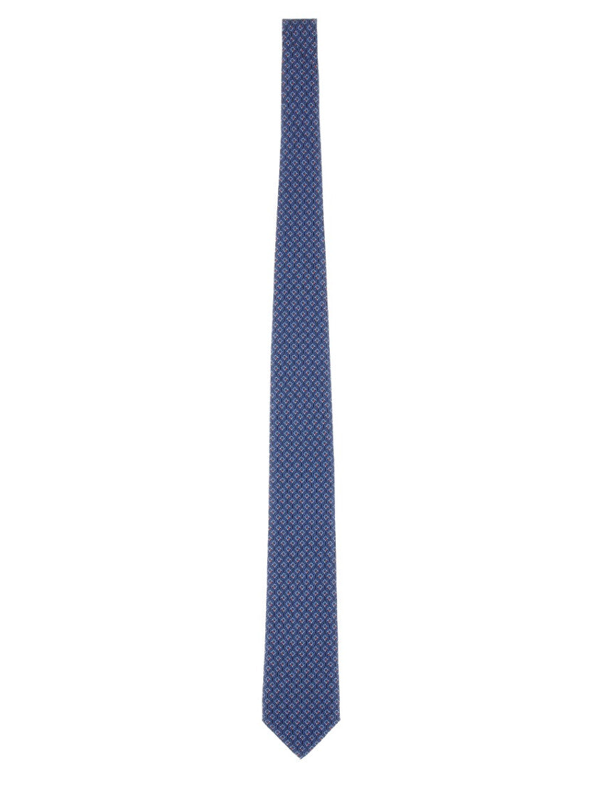 Blue Geometric Gancini Tie 1