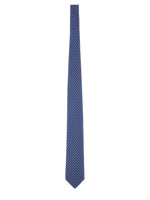 Blue Geometric Gancini Tie 1
