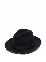 Navy Blue Logo Fedora Hat 1