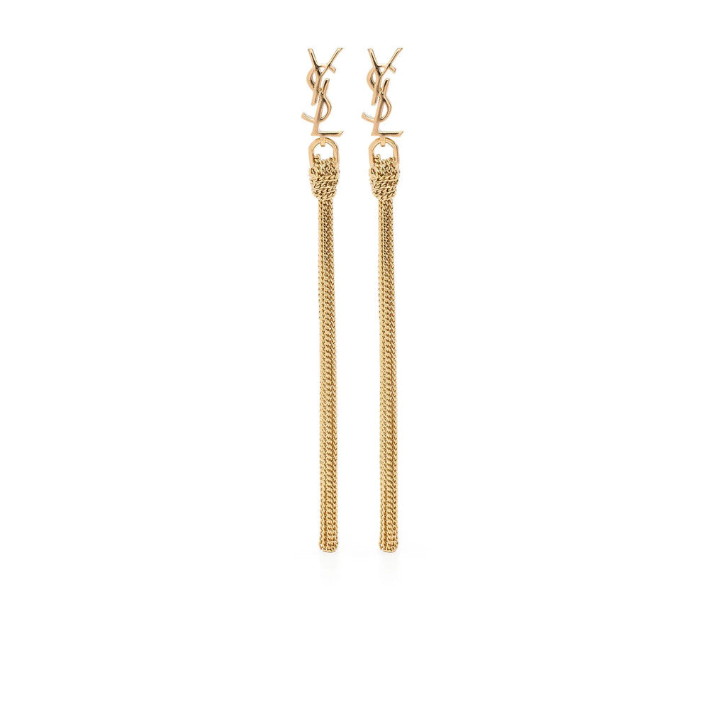Golden Cassandre Dangler Earrings 1