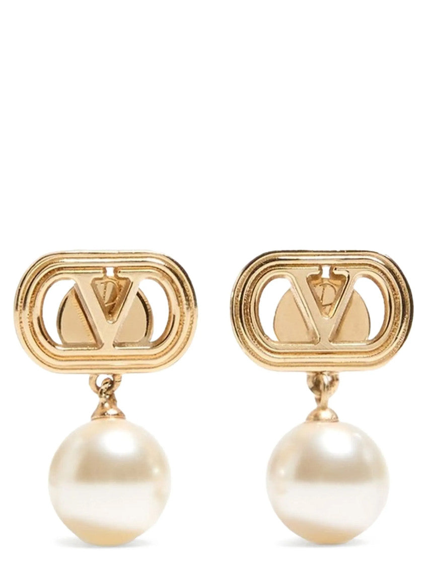 Golden Ovalette Drop Earrings 1