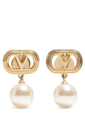 Golden Ovalette Drop Earrings 1