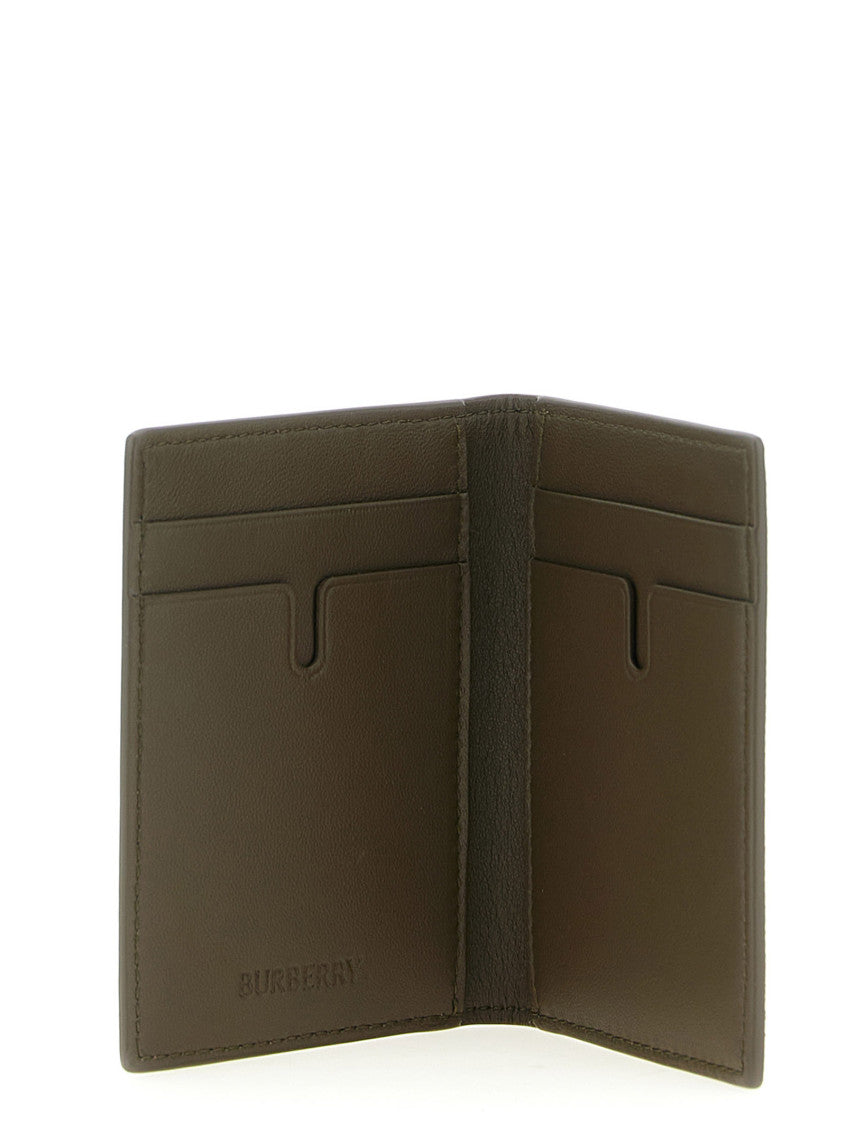 Beige Check Card Holder 3