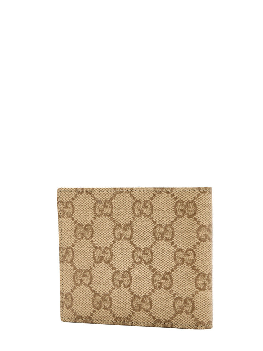 Beige GG Logo Wallet 2