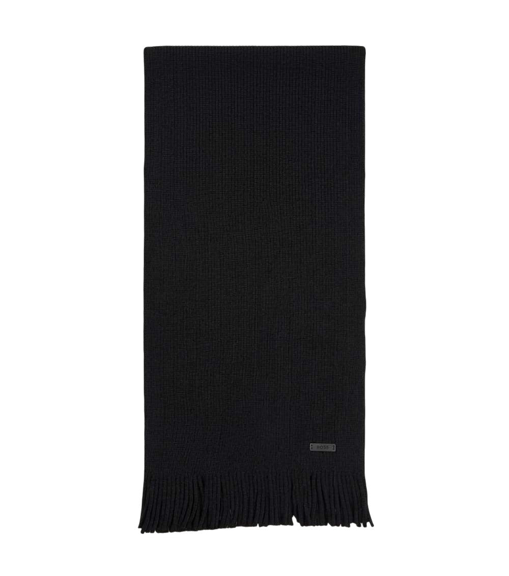 Black Logo Scarf 1