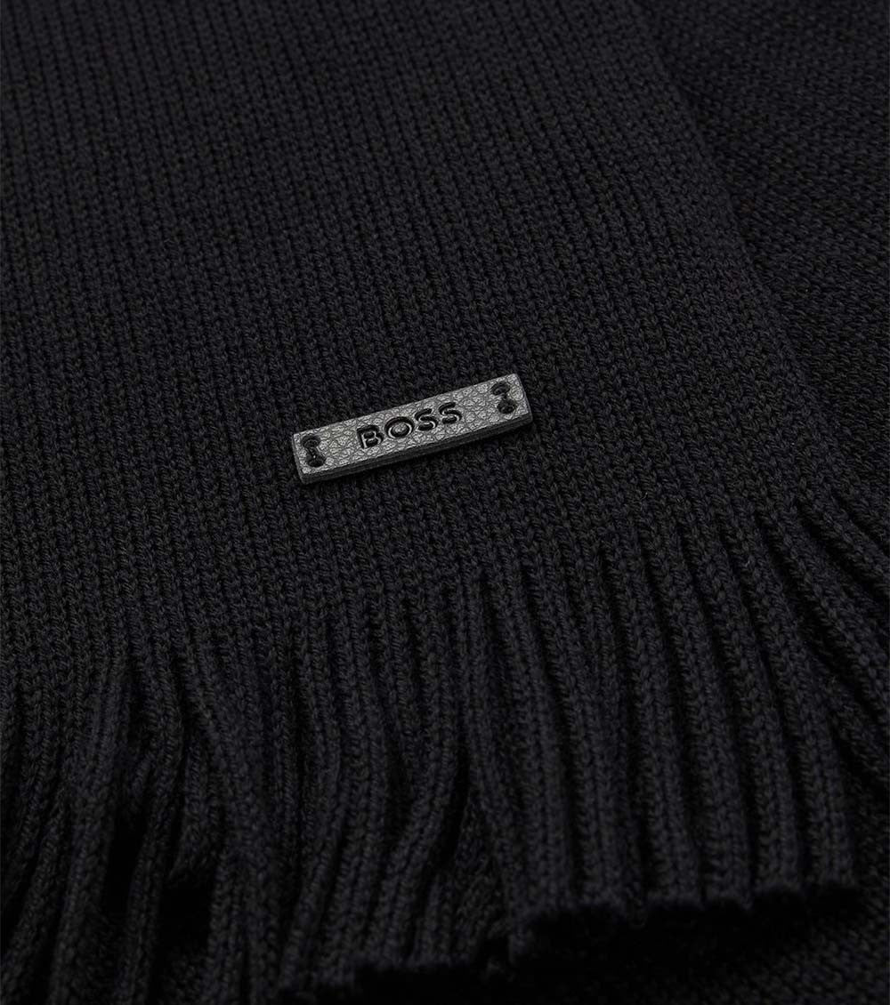 Black Logo Scarf 3