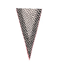 Black Zig Zag Scarf 1