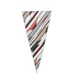 White Geometric Print Scarf 1