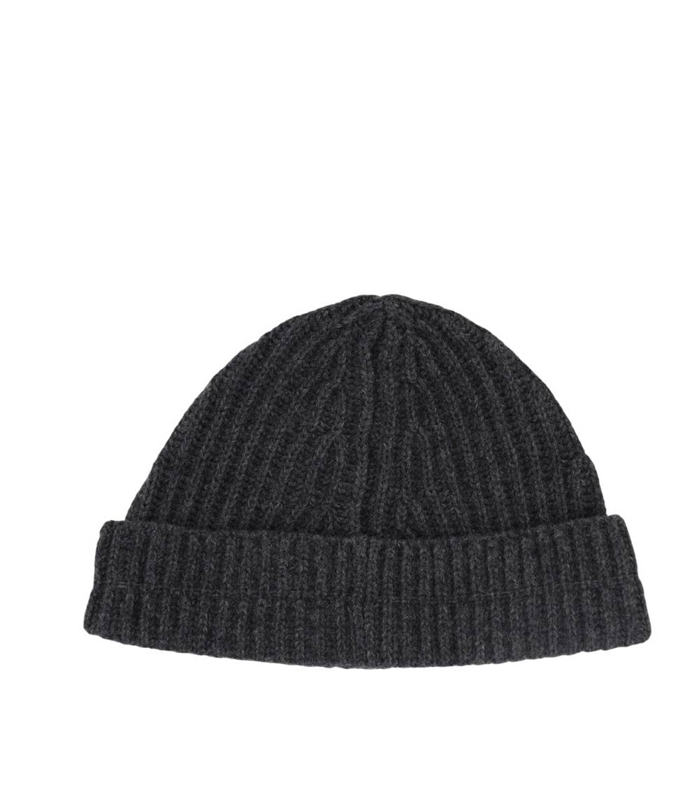 Dark Grey Logo Beanie Cap 2