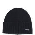 Black Logo Beanie Cap 1