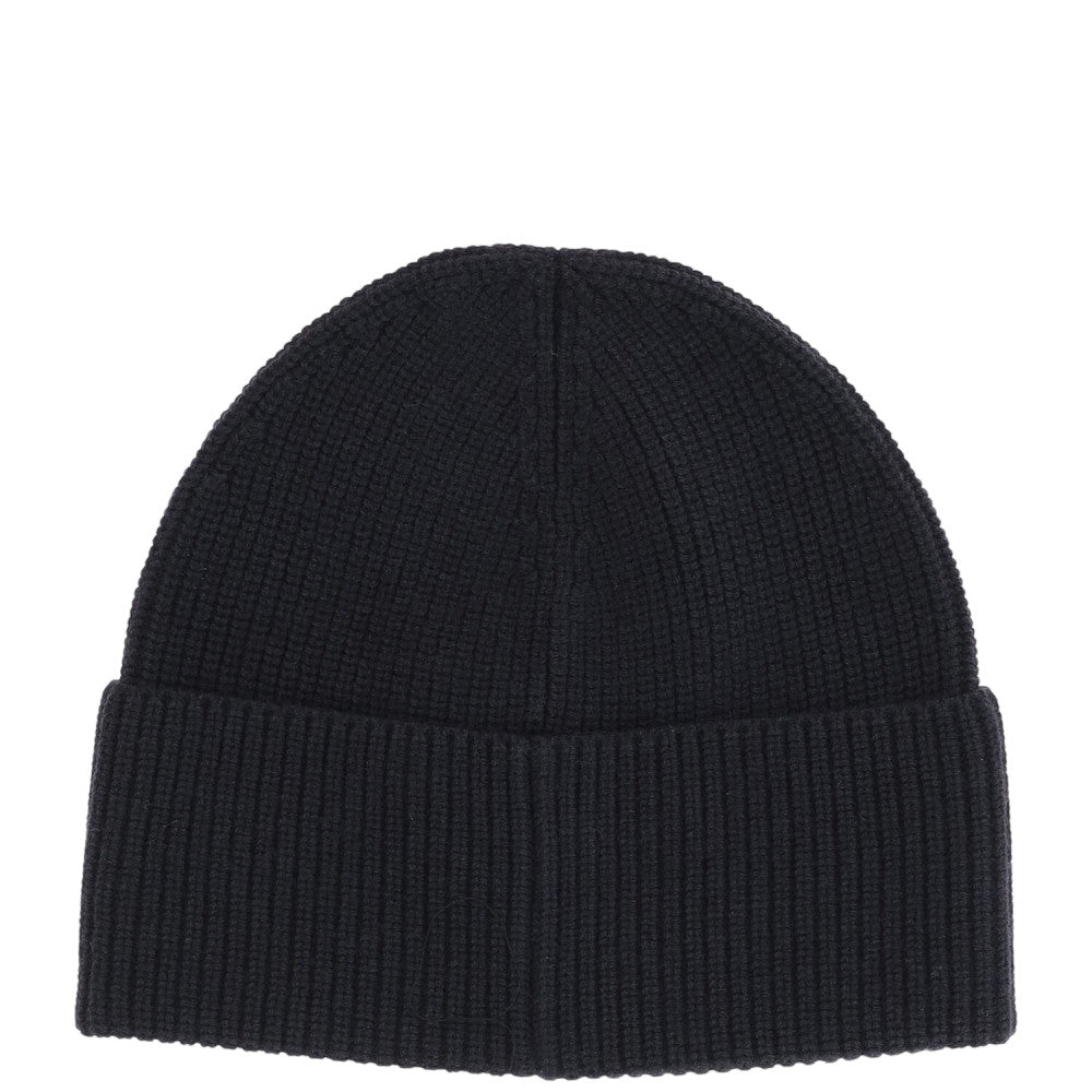 Black Logo Beanie Cap 2