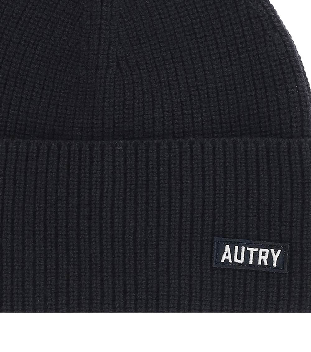 Black Logo Beanie Cap 3