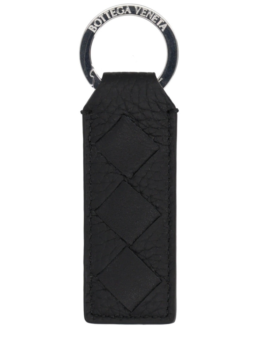Black Intrecciato Key Holder 1