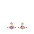 Golden Orb Stud Earrings 1