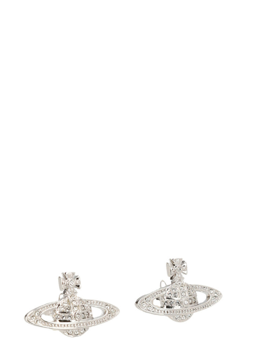 Silver Crystal Embellished Earrings 3
