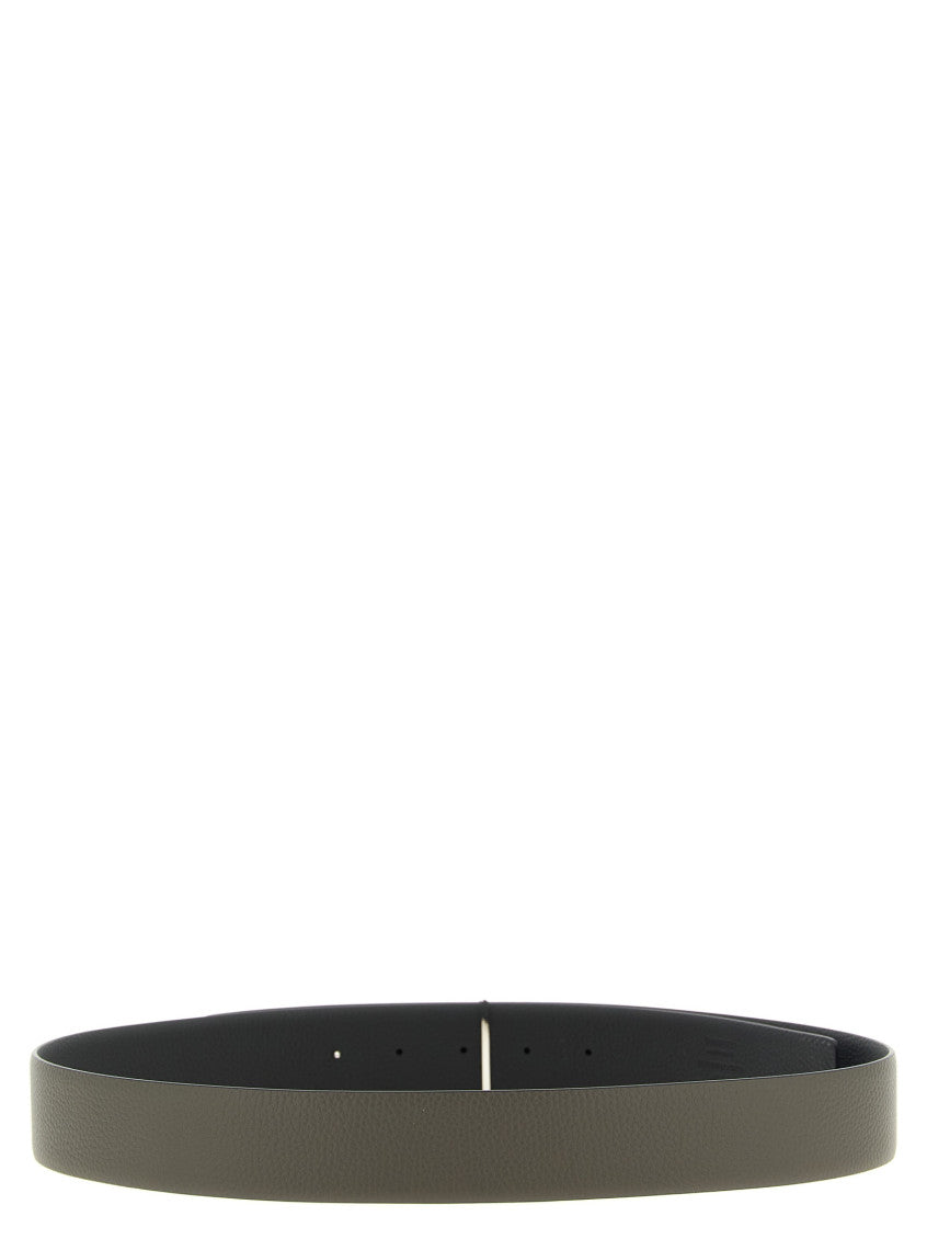 Olive Green T Buckle Reversible Belt 2