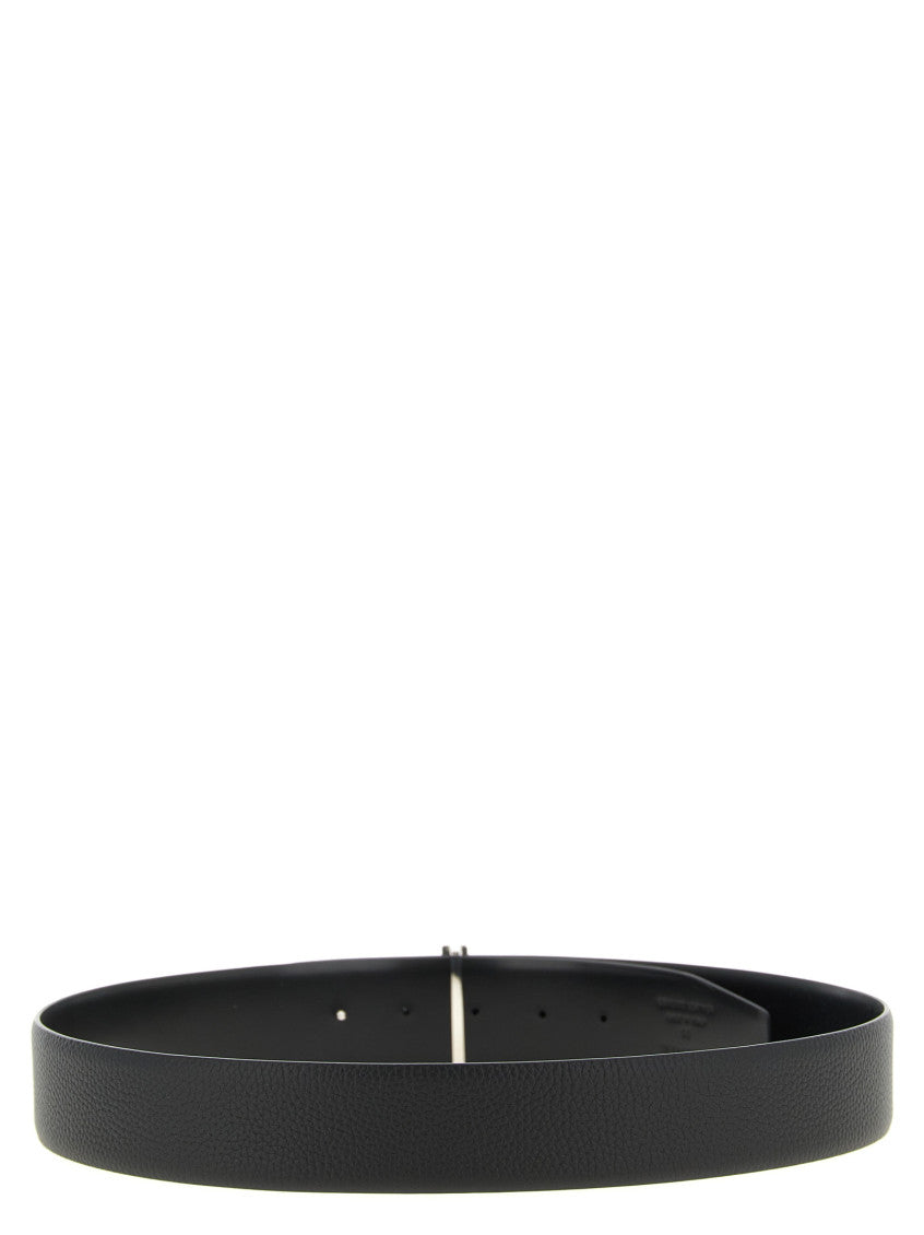Black T Buckle Reversible Belt 2