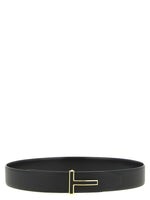 Black T Buckle Reversible Belt 1