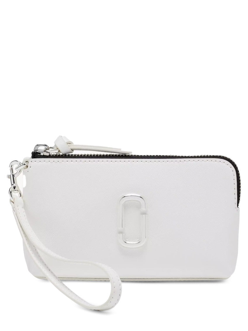 White Logo Wristlet 1