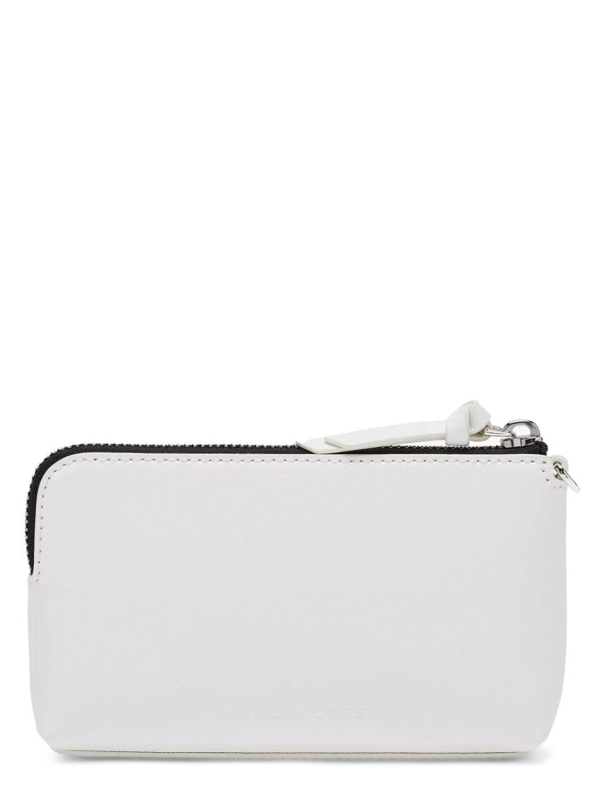 White Logo Wristlet 2