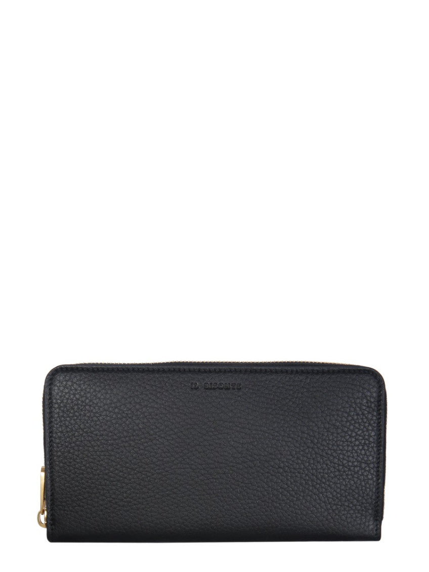 Black Textured Logo wallet 1