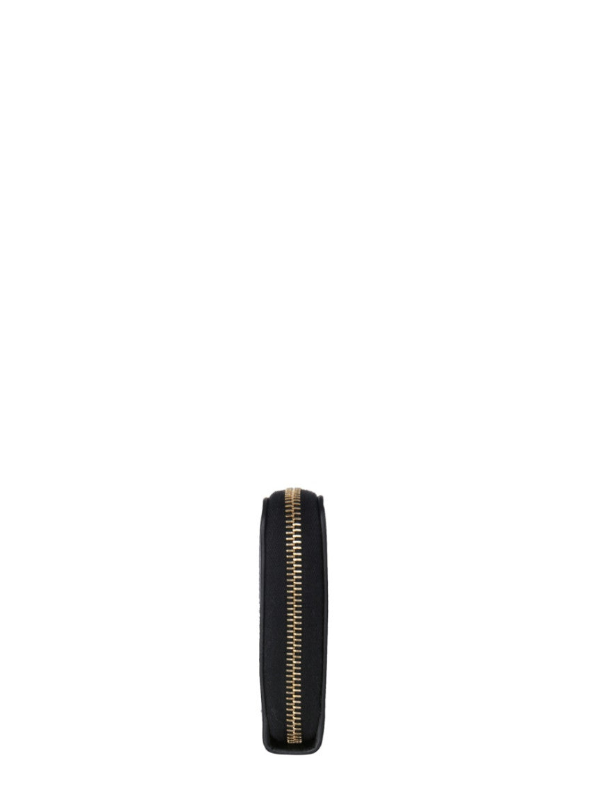 Black Textured Logo wallet 4