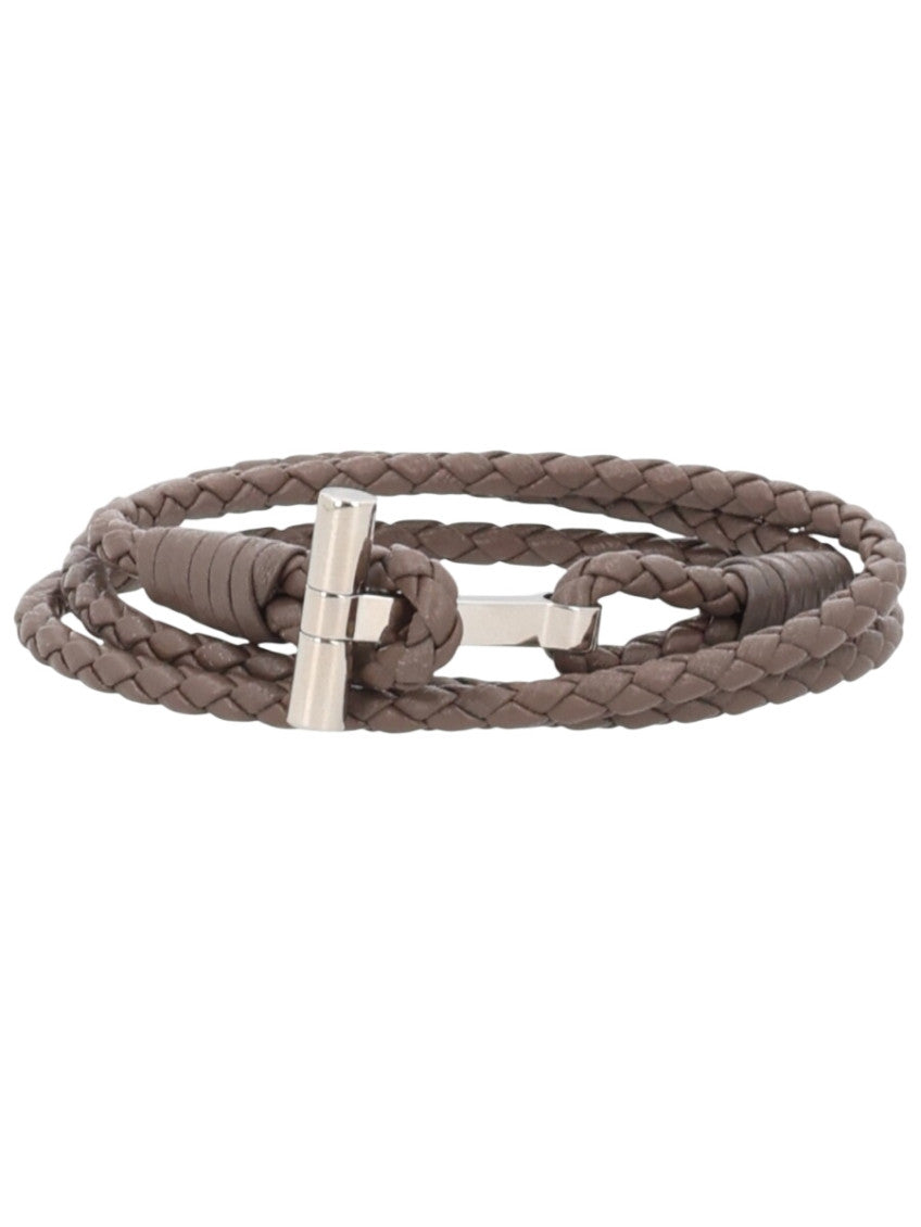 Dark Grey Braided Bracelet 1