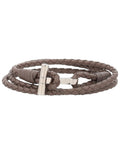 Dark Grey Braided Bracelet 1