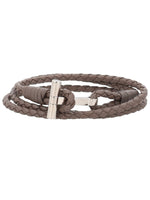 Dark Grey Braided Bracelet 1