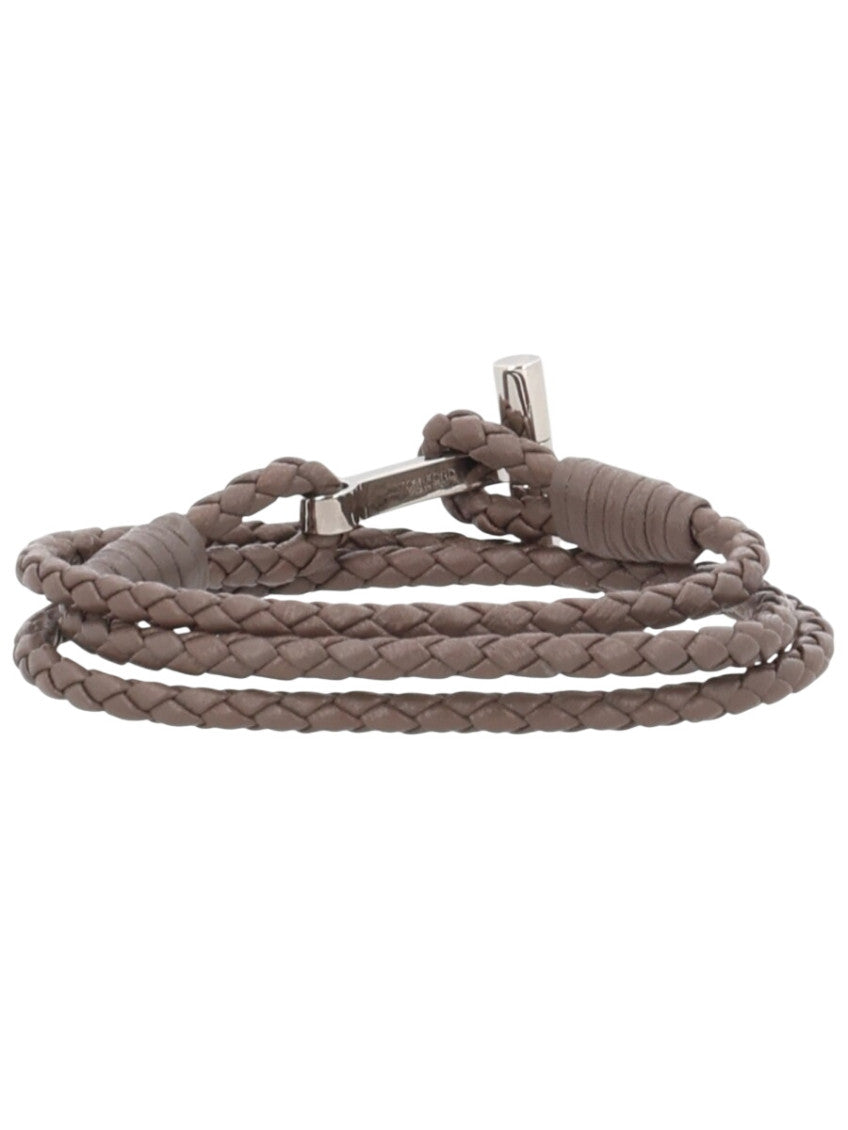 Dark Grey Braided Bracelet 2
