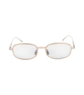 Golden Pink Oval Sunglasses 1