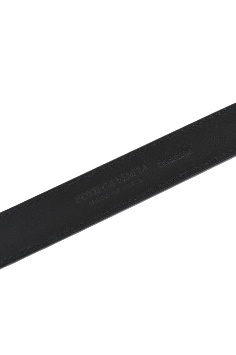 Black Intrecciato Buckle Belt 4