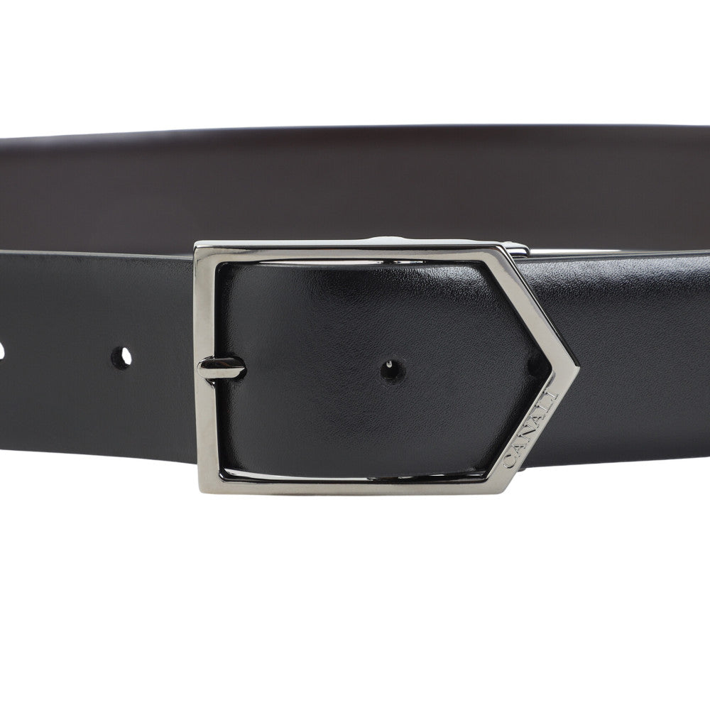 Black Reversible Buckle Belt 2