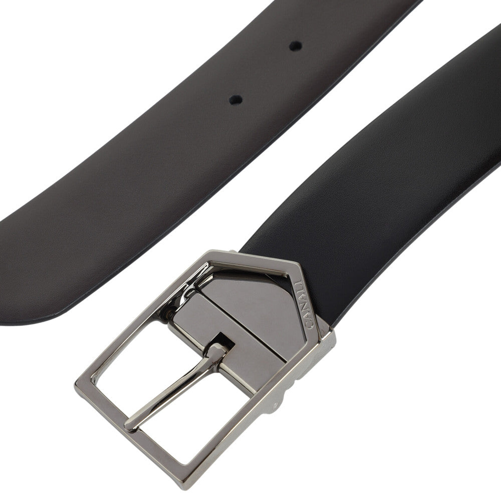 Black Reversible Buckle Belt 3