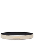 Light Grey Logo Buckle Belt 1
