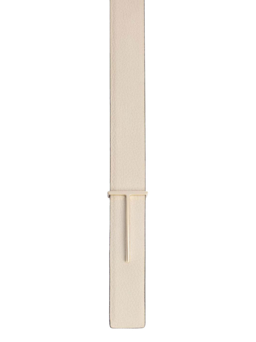 Light Grey Logo Buckle Belt 2