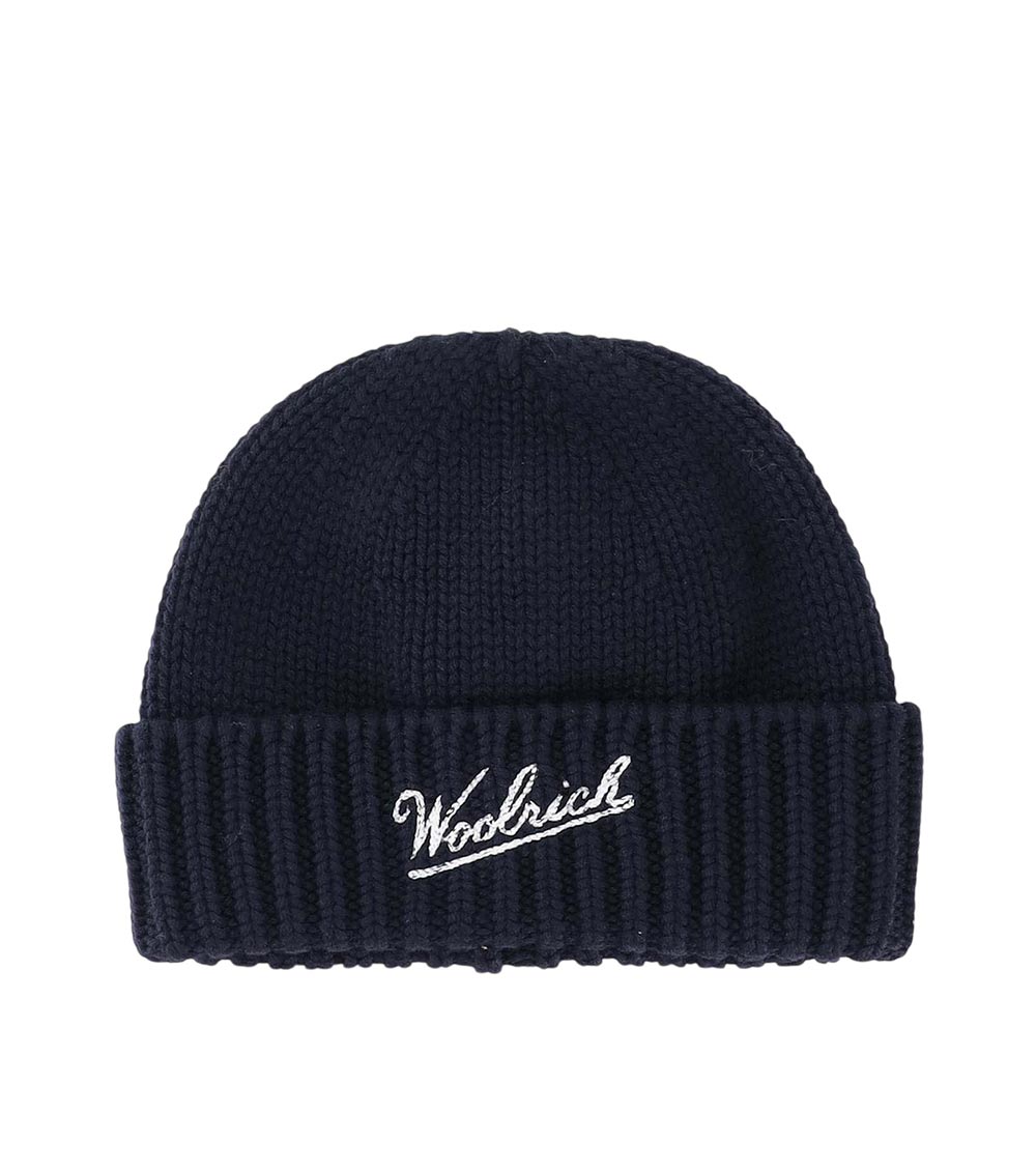 Navy Blue Logo Beanie Hat 1