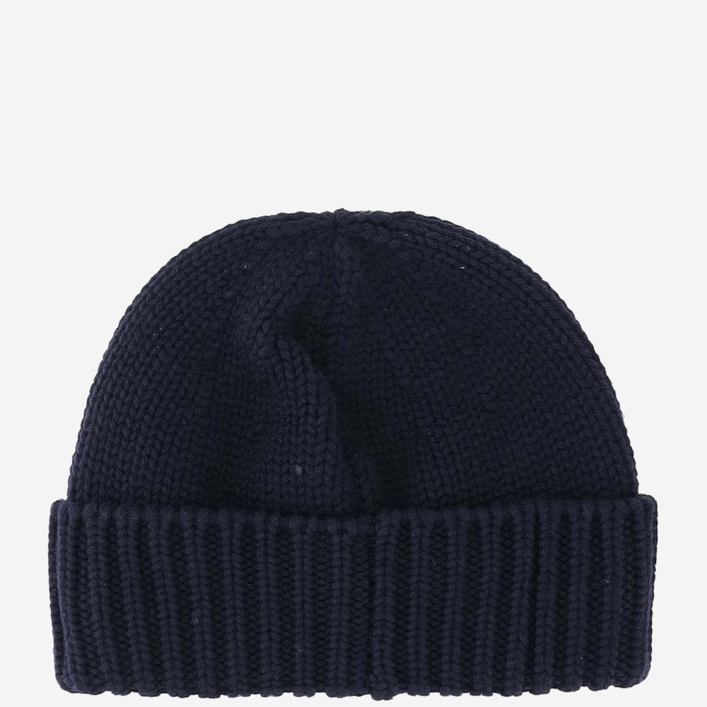 Navy Blue Logo Beanie Hat 2
